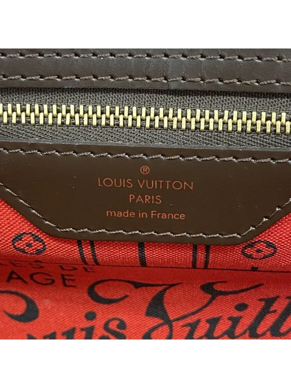 Louis Vuitton Tote Bag Damier Neverfull MM Ebene